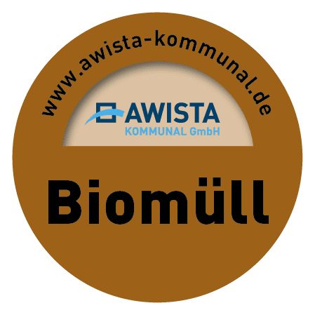 Behälterschrank-Aufkleber Biomüll