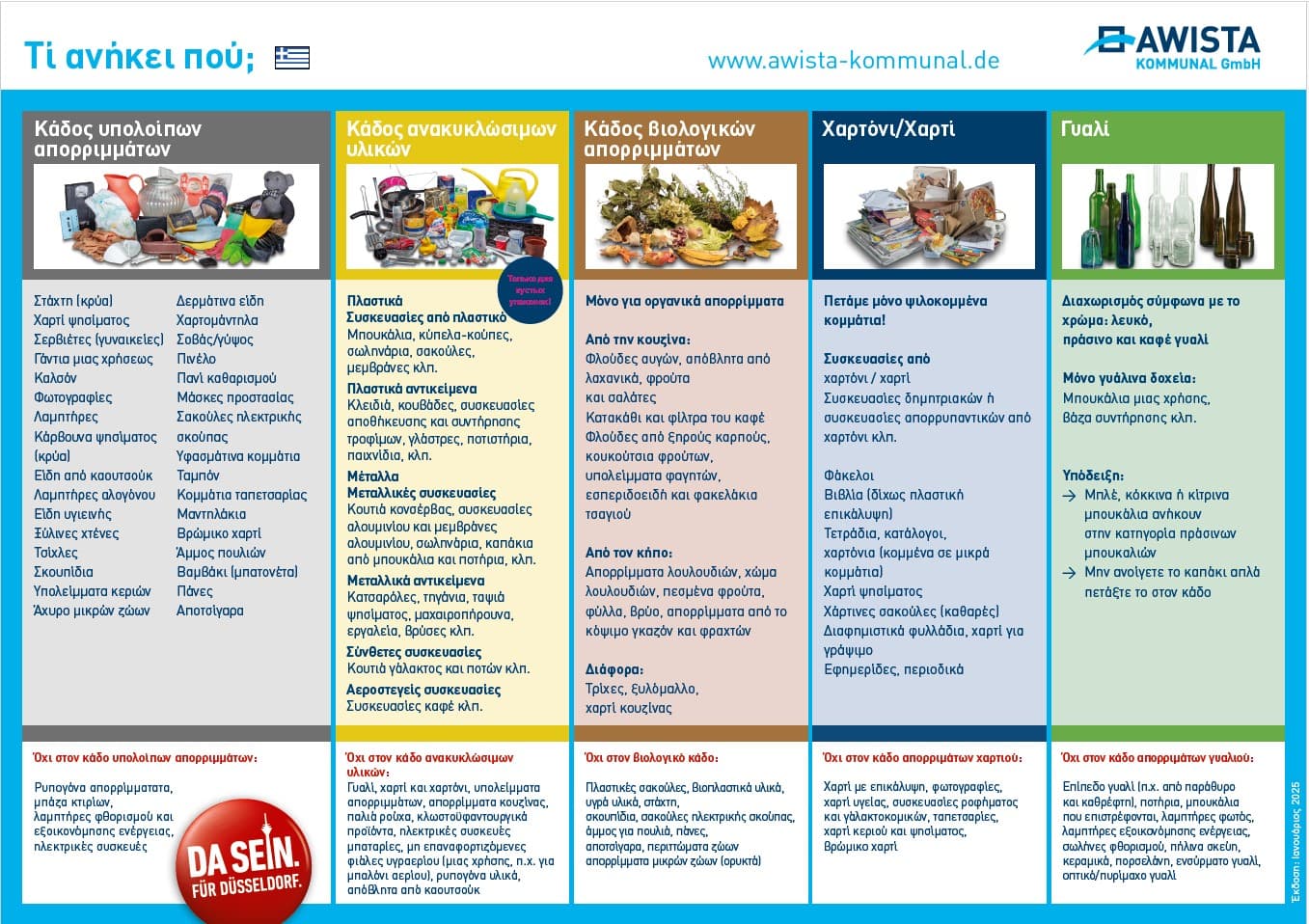 Was gehört wohin? Griechisch